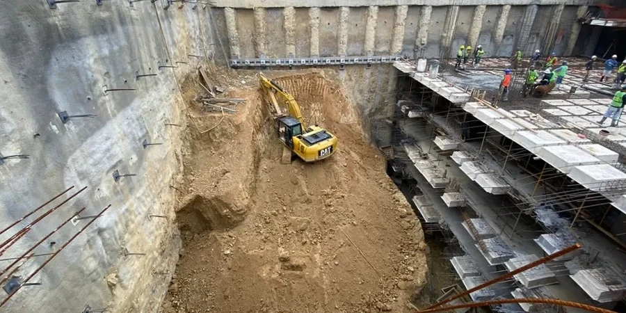 Conception géotechnique des excavations profondes à Vannes